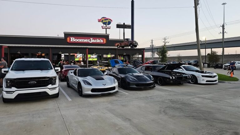 Flyer for BoomerJacks Car meet