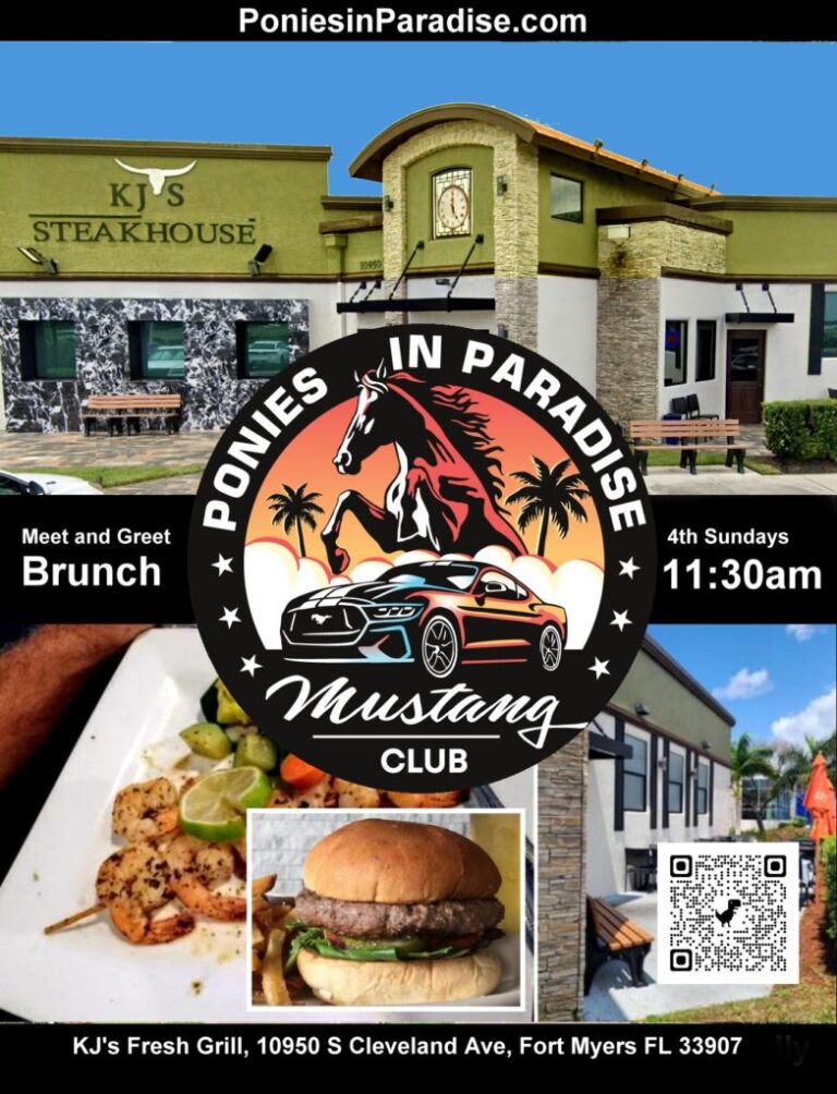 Flyer for Ponies in Paradise Brunch
