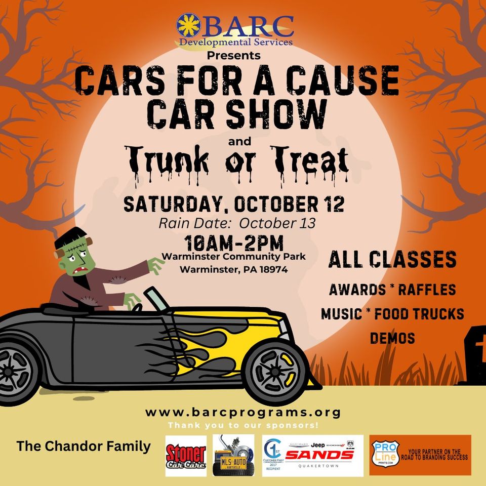 Cars For A Cause Car Show – Warminster, PA | CarCruiseFinder