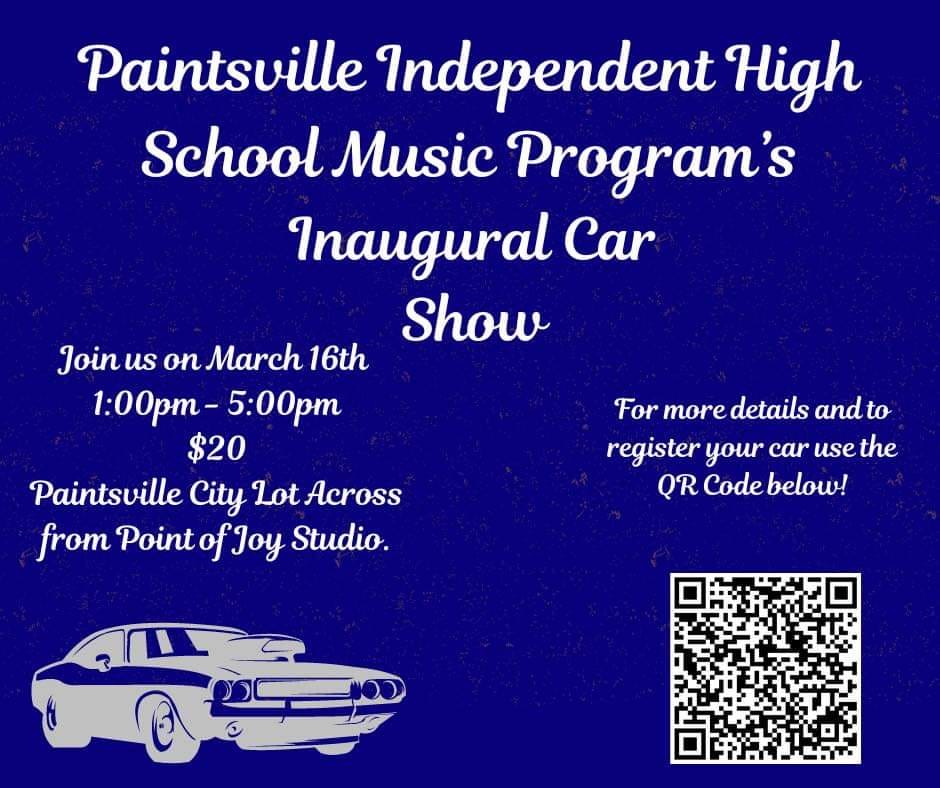 Paintsville Independent High School Music Program's Inaugural Car Show
