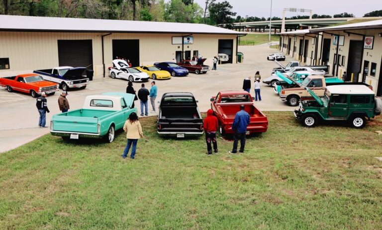 Flyer for Cars & Coffee hosted by Fearless Performance