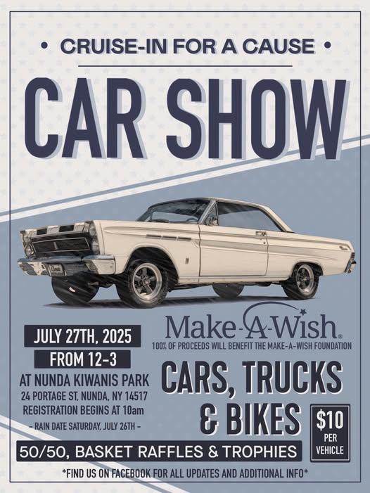 Cruise-In for a Cause Car Show - Moved to 7/26 – Nunda, NY ...