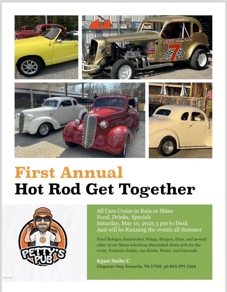 Hot Rod Get Together! Car Show – Knoxville, TN – Jul 5, 2025