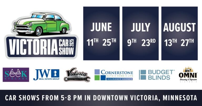 Flyer for Victoria Car Show 2025