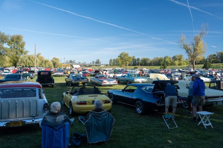 Flyer for Hot Summer Nights Cruise-In – Premier Night