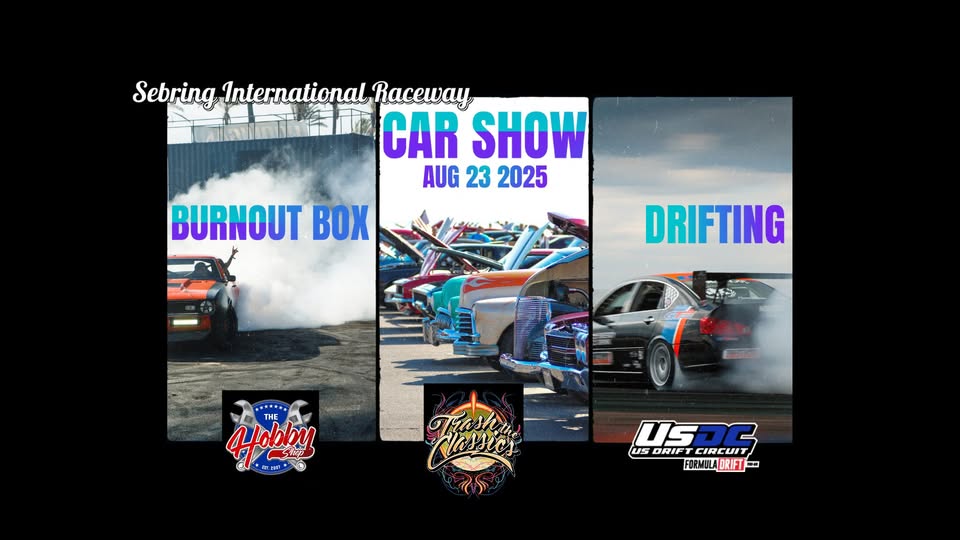 Car Show and Burnout Box with Formula Drift Pro-Am Round 3 – Sebring ...