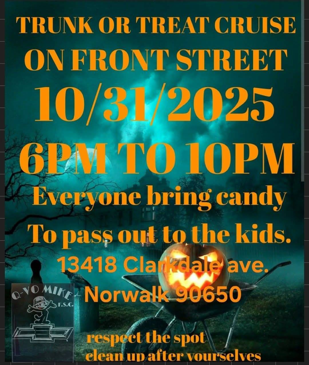 Trunk or Treat Cruise – Norwalk, CA | CarCruiseFinder