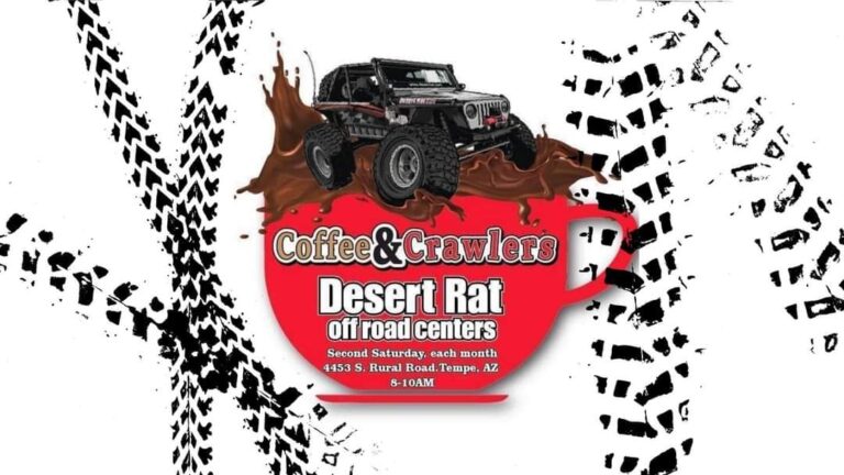 Flyer for Coffee & Crawlers