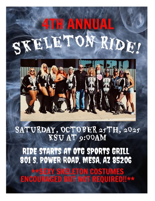 Skeleton Ride Buddy 4th Annual Skeleton Ride – MESA, AZ | CarCruiseFinder