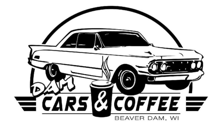 Flyer for Dam Cars & Coffee 2026