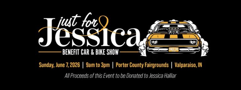 Flyer for Just for Jessica Benefit Car Show