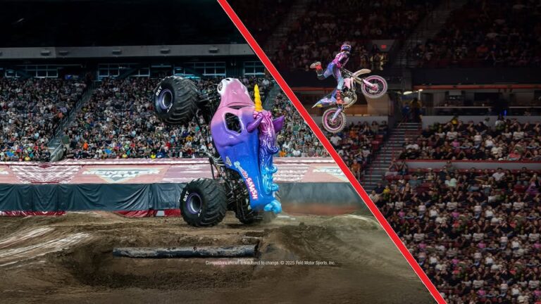 Flyer for Monster Jam Freestyle Mania presented by Spin Master