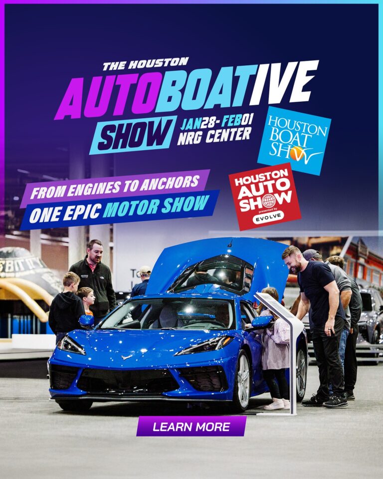 Flyer for The Houston AutoBoative Show