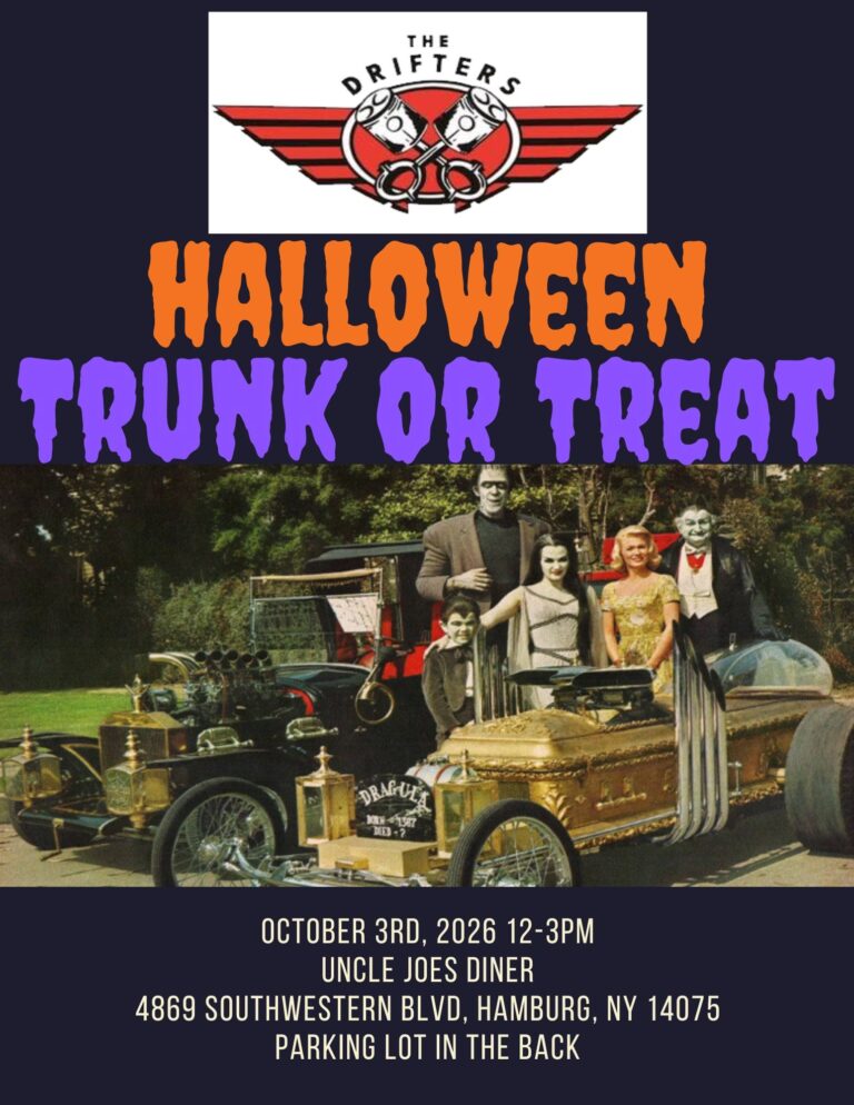 Flyer for Drifters Trunk or Treat