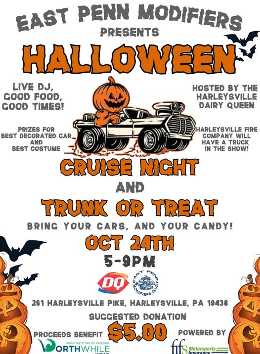 Halloween Cruise Night and Trunk or Treat – Harleysville, PA ...