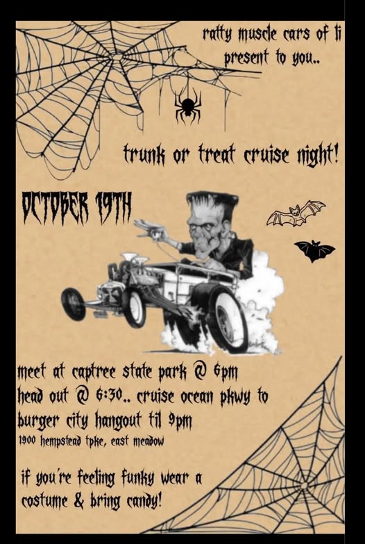 Trunk or Treat Cruise Night – East Meadow, NY | CarCruiseFinder
