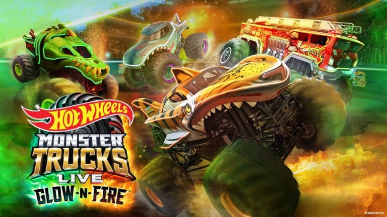 Flyer for Hot Wheels Monster Trucks Live! Glow-N-Fire