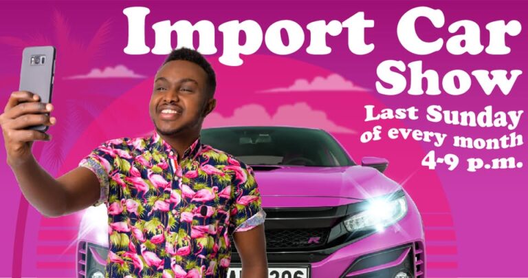 Flyer for Import Car Show
