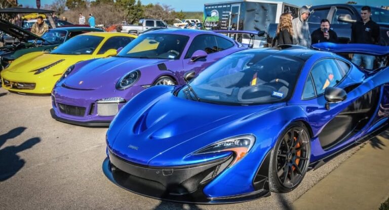 Flyer for Cars and Coffee Texas �?? DFW Car & Toy Museum