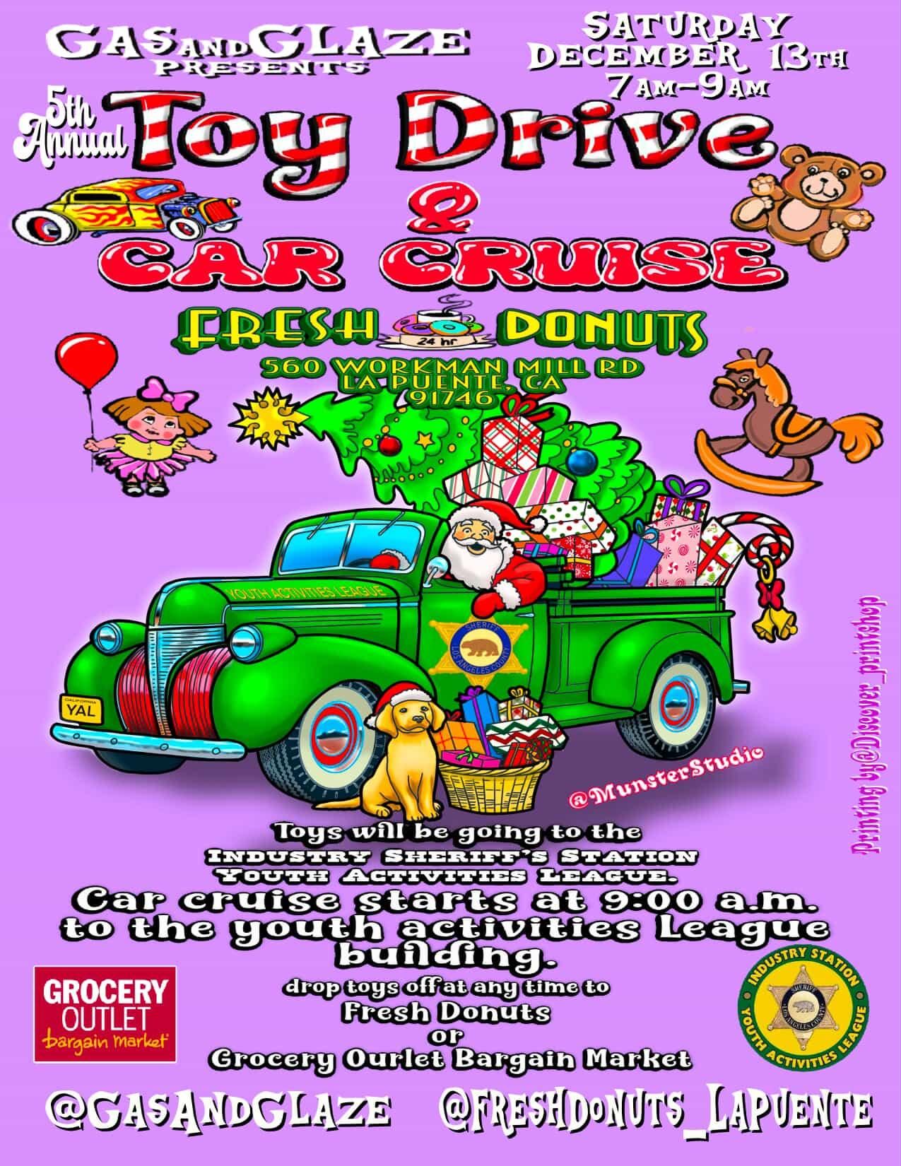 5th Annual Toy Drive & Car Cruise – La Puente, CA | CarCruiseFinder