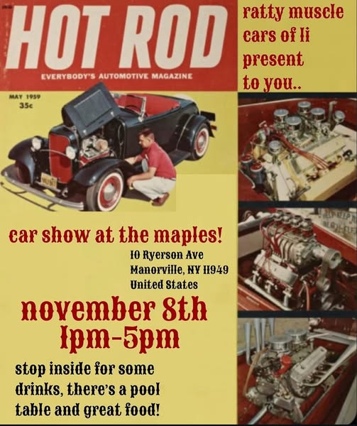 Car Show At The Maples! Graphic