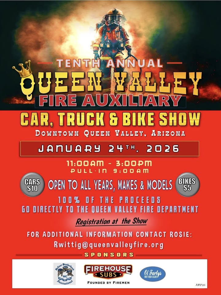 Flyer for QVFD Annual Car Show