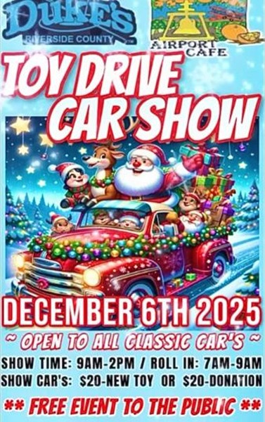 Toy Drive Car Show – Riverside, CA | CarCruiseFinder
