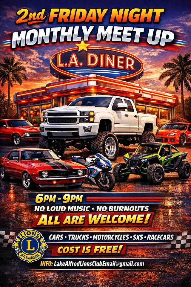 Flyer for 2nd Friday Night Meet Up