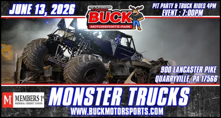 Flyer for Summer Monster Truck Meltdown