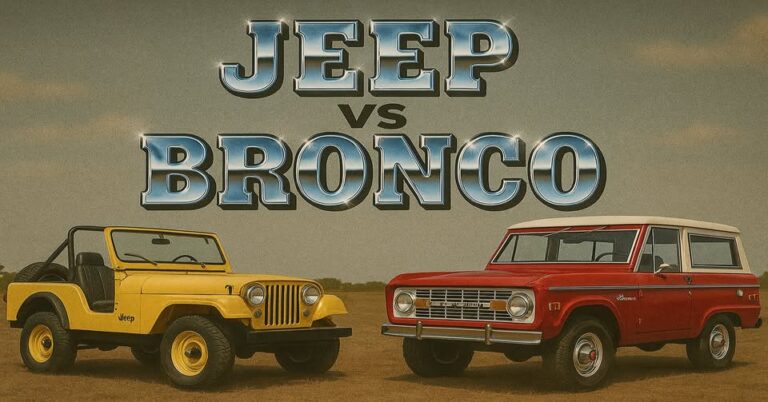 Flyer for 2026 Jeep vs Bronco Show & Shine – 3rd Annual – Bantam Weekend – No Entry Fee