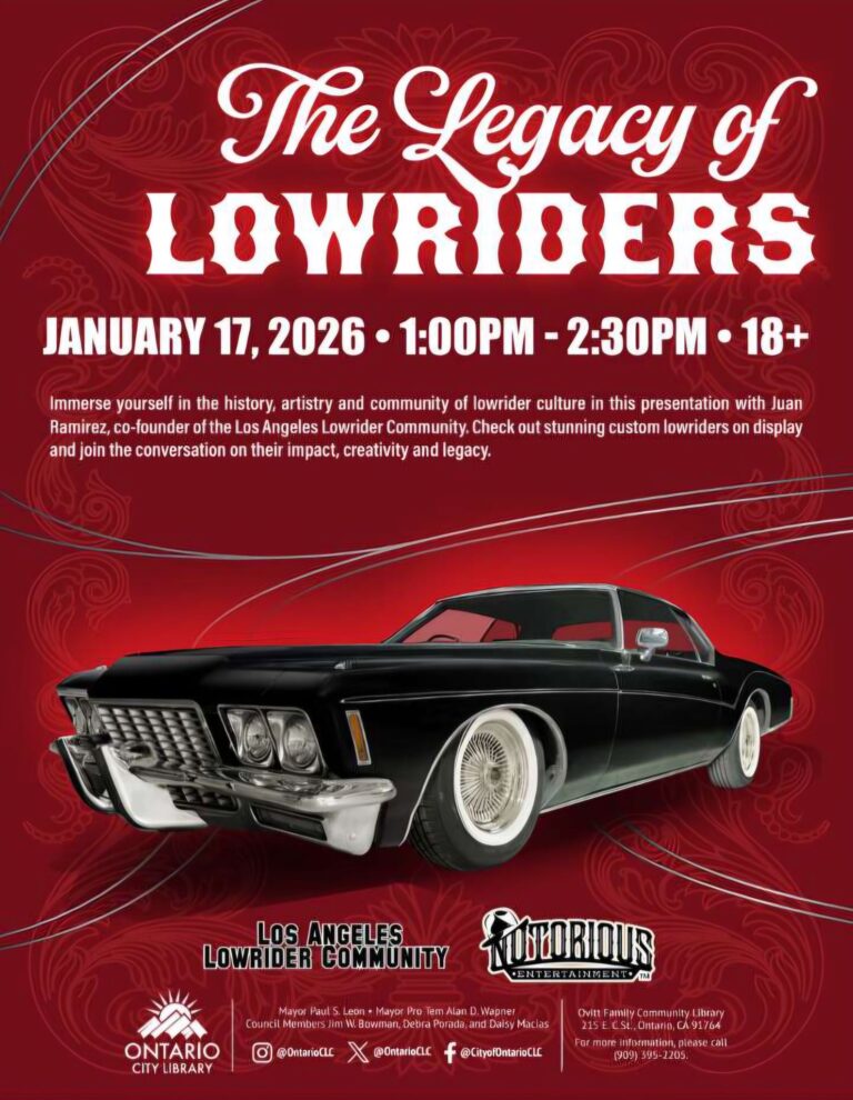 Flyer for The Legacy of Lowriders