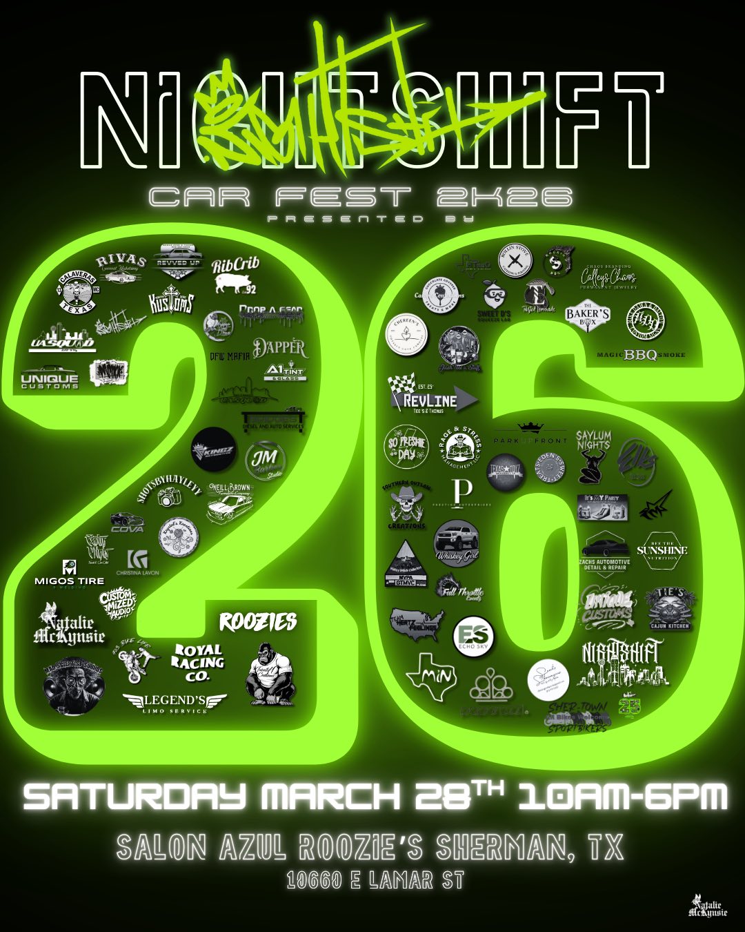 Night Shift Car Fest 2K26 – Sherman, TX | CarCruiseFinder