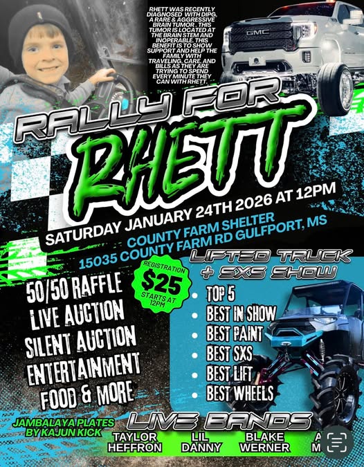 Run For Rhett Rally for Rhett – Gulfport, MS | CarCruiseFinder