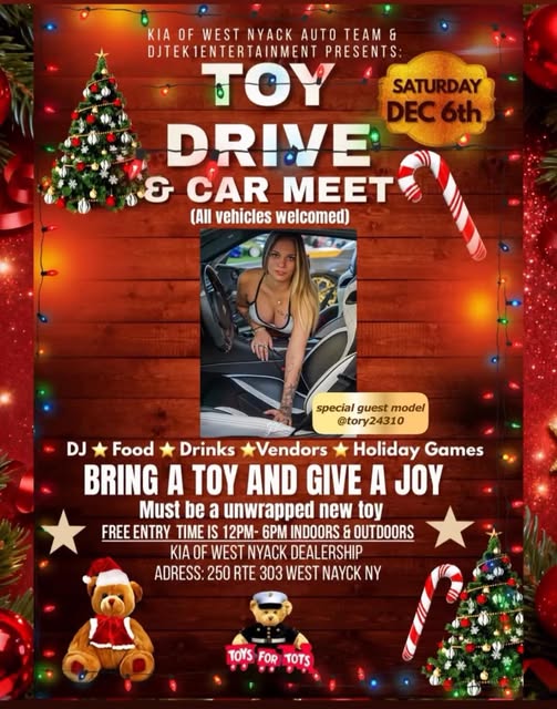 Toy Drive & Car Meet – West Nyack, NY | CarCruiseFinder