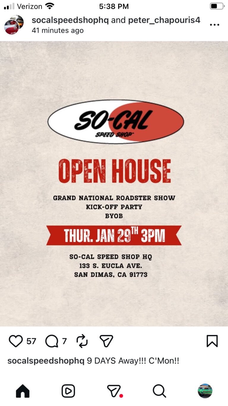 Flyer for Open House