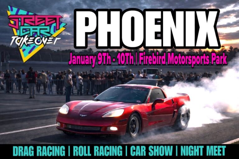 Flyer for Street Car Takeover Phoenix, AZ
