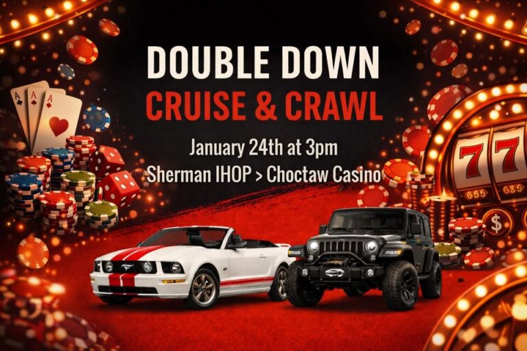 Flyer for Double Down Cruise & Crawl