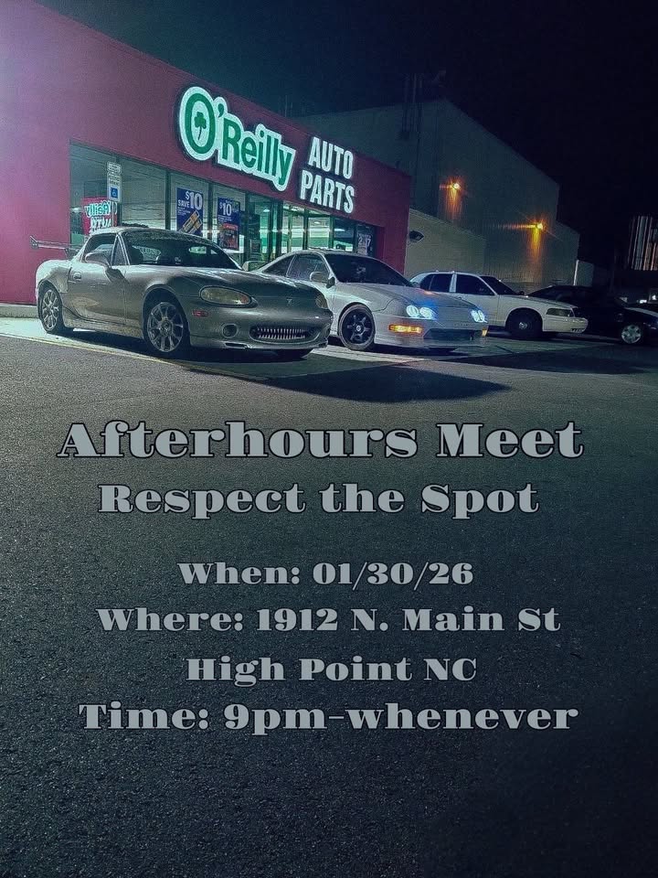 Flyer for Car Meet
