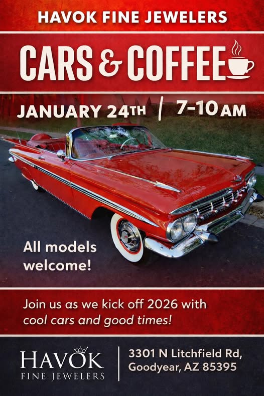 Flyer for Cars & Coffee