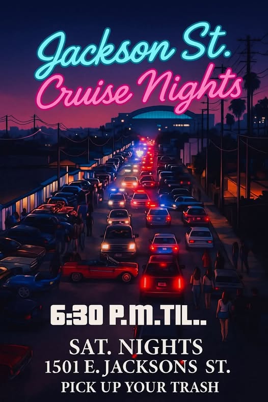 Flyer for Jackson St. Cruise Nights