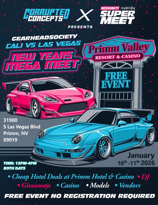 Flyer for New Years Mega Meet