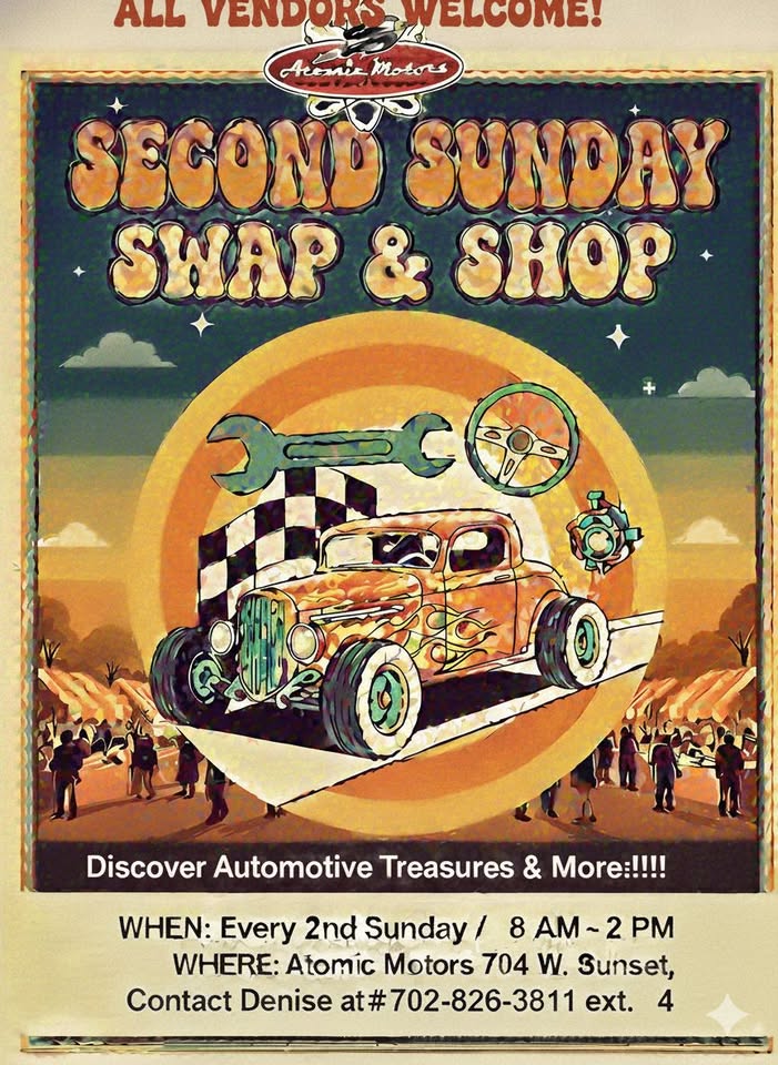 Flyer for Second Sunday Swap and Shop