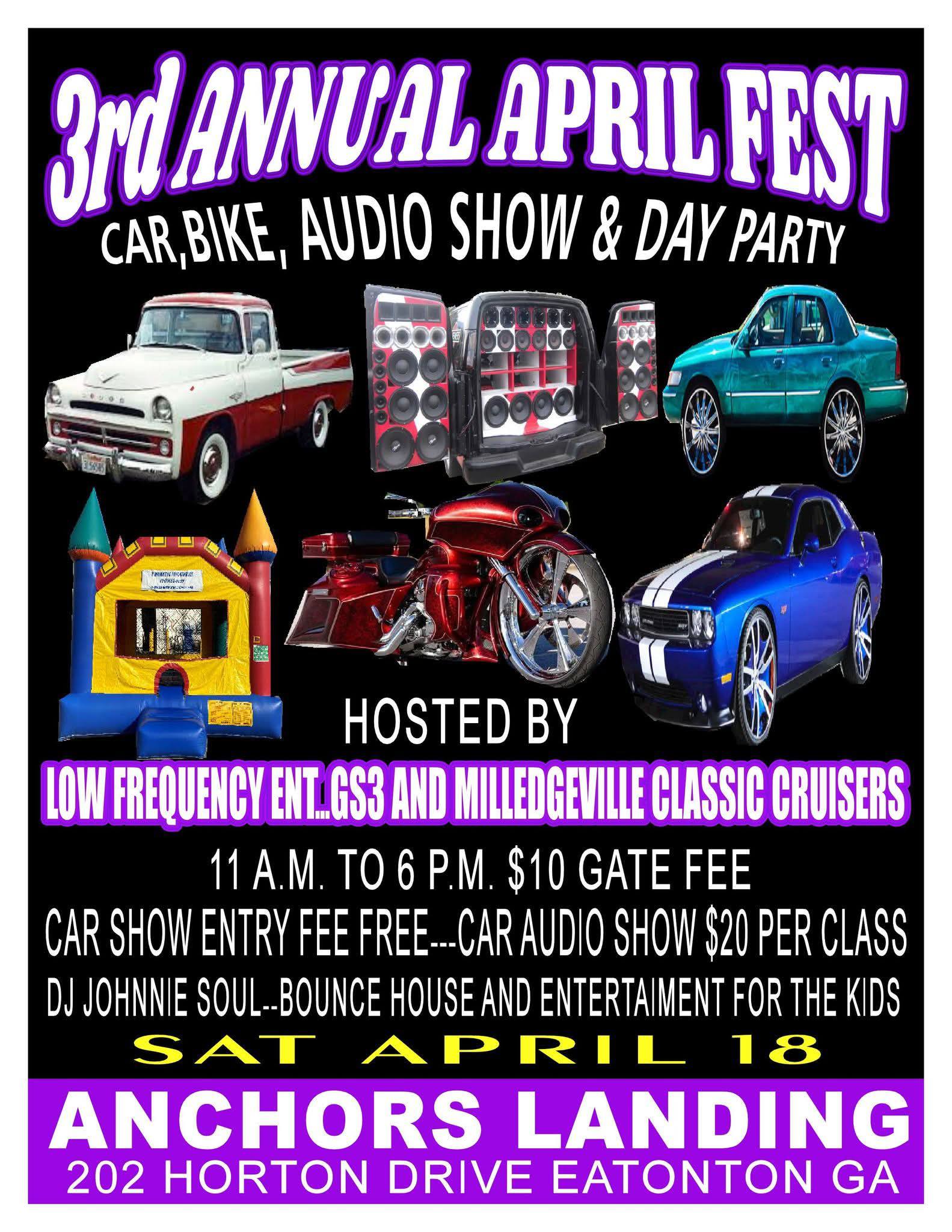Show Day 3rd Annual April Fest Car, Bike, Audio Show & Day Party – Eatonton, GA ...