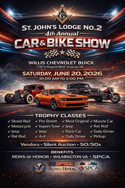 Flyer for 4th Annual Car & Bike Show