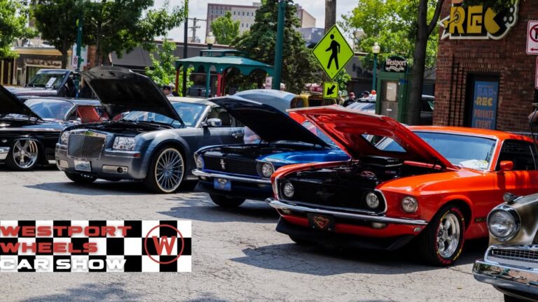 Flyer for Westport Wheels Car Show
