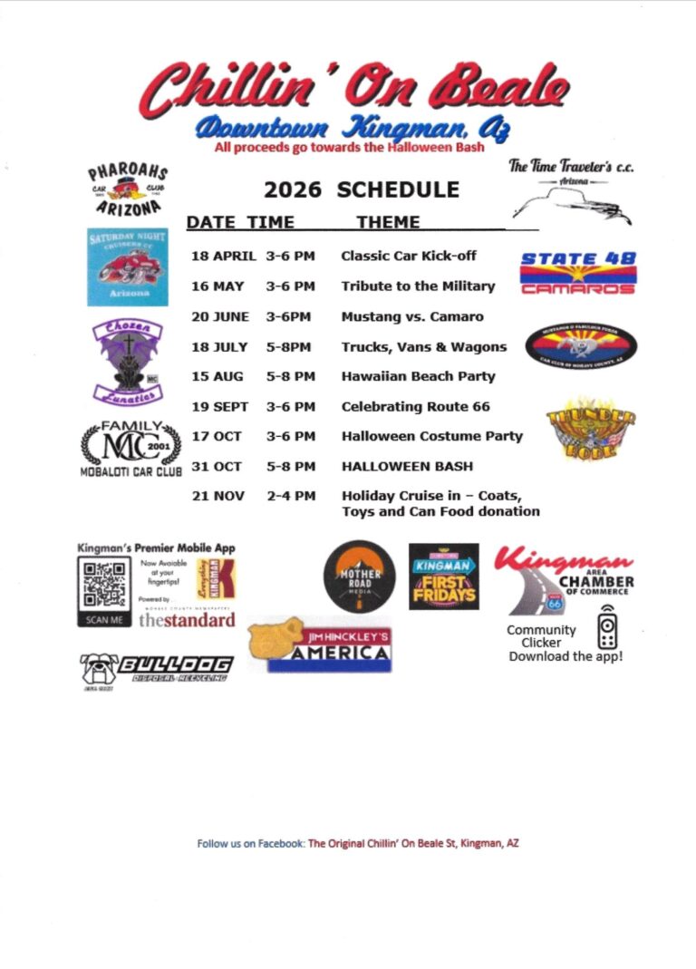 Flyer for Chillin’ On Beale