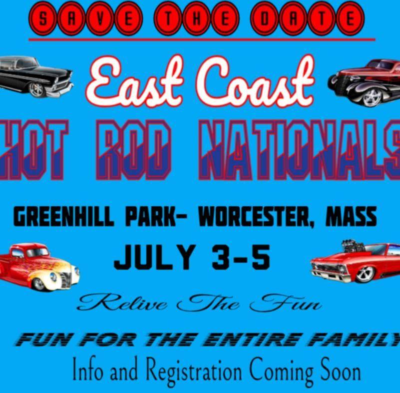 Massachusetts Hot Rods East Coast Hot Rod Nationals – Worcester, MA | CarCruiseFinder