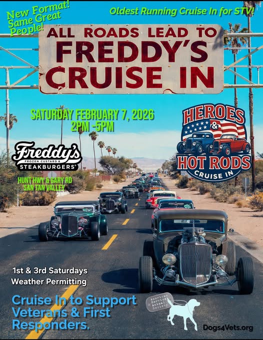 Flyer for Freddy’s Cruise In
