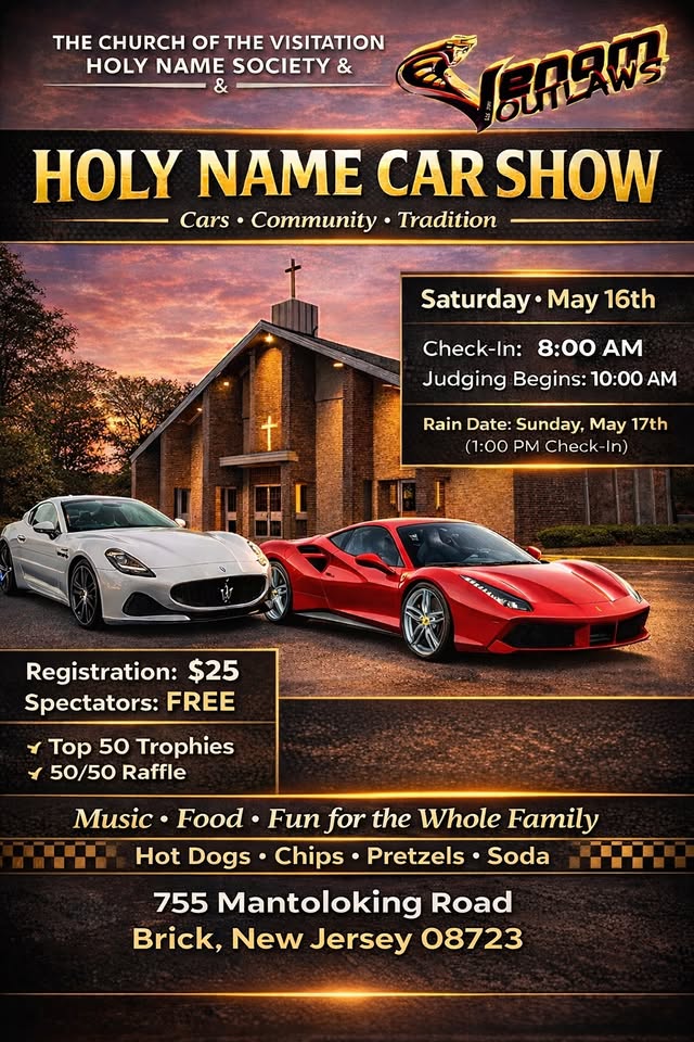 Holy Name Car Show – Brick Township, NJ | CarCruiseFinder