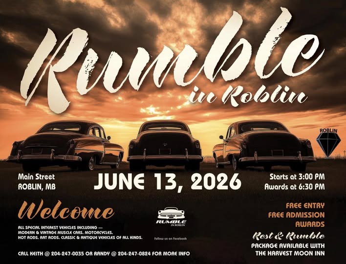 Flyer for Rumble in Roblin